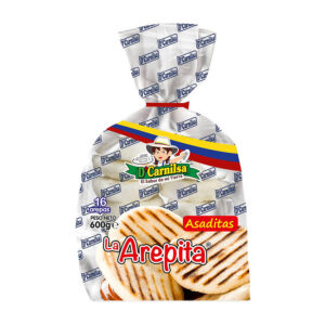 Arepa Blanca Pequeña X 16uds 700g D'Carnilsa congelada