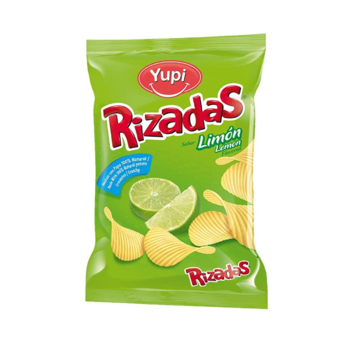 Papas Yupi Rizadas Limón 105g